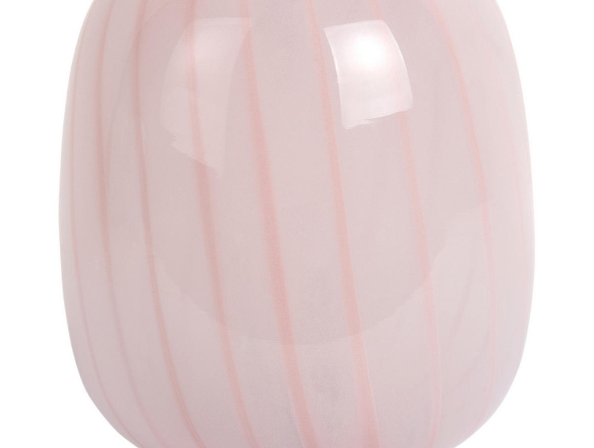 TISCHLAMPE Summer Globe 15.6/15.6/20 cm - Pink, Glas (15.6/15.6/20cm) - Leitmotiv