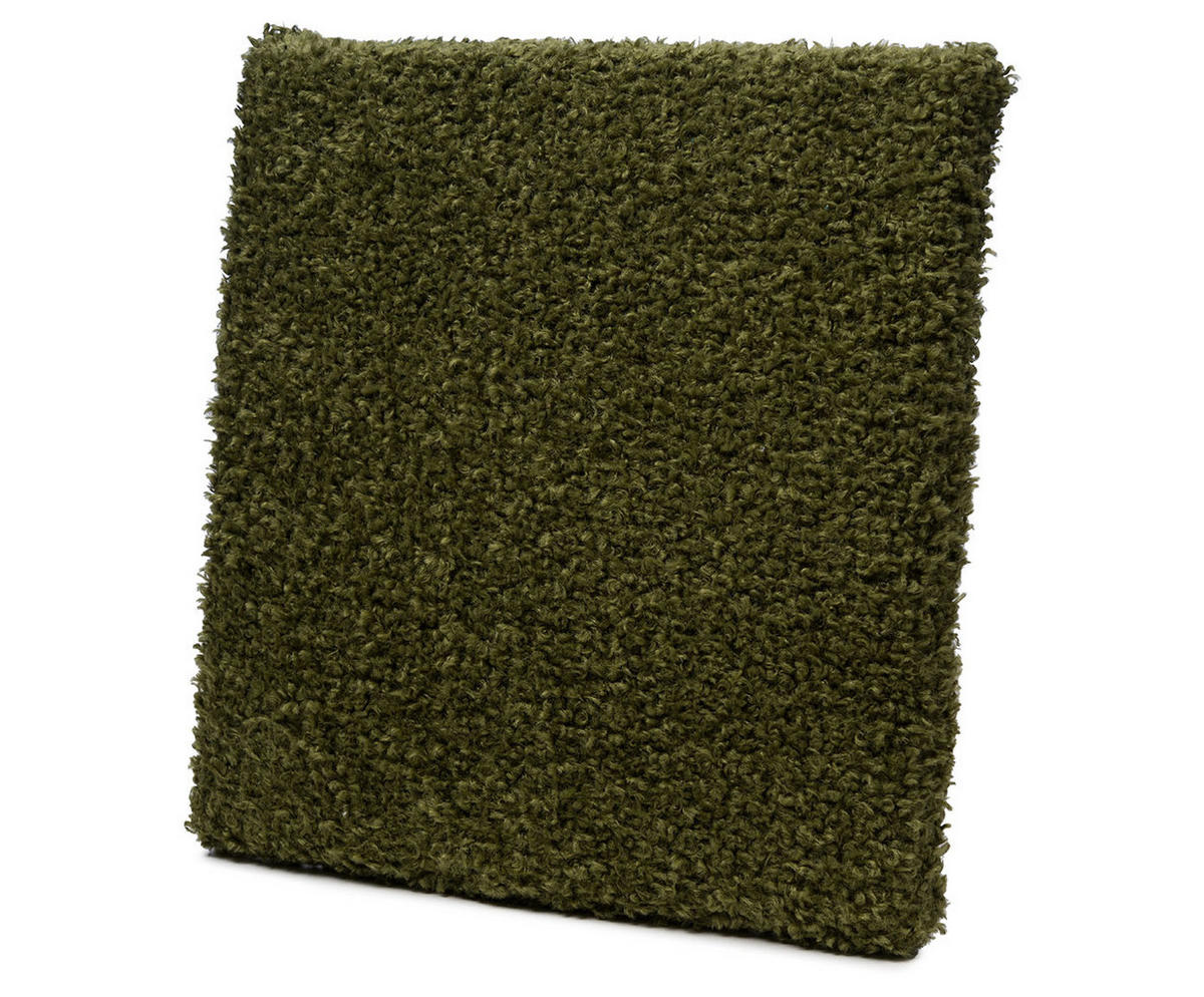 SITZKISSEN Rolf 40x40x3cm DUNKELGRÜN - Olivgrün, Textil (40/40cm) - Ambiente Trendlife by Gözze