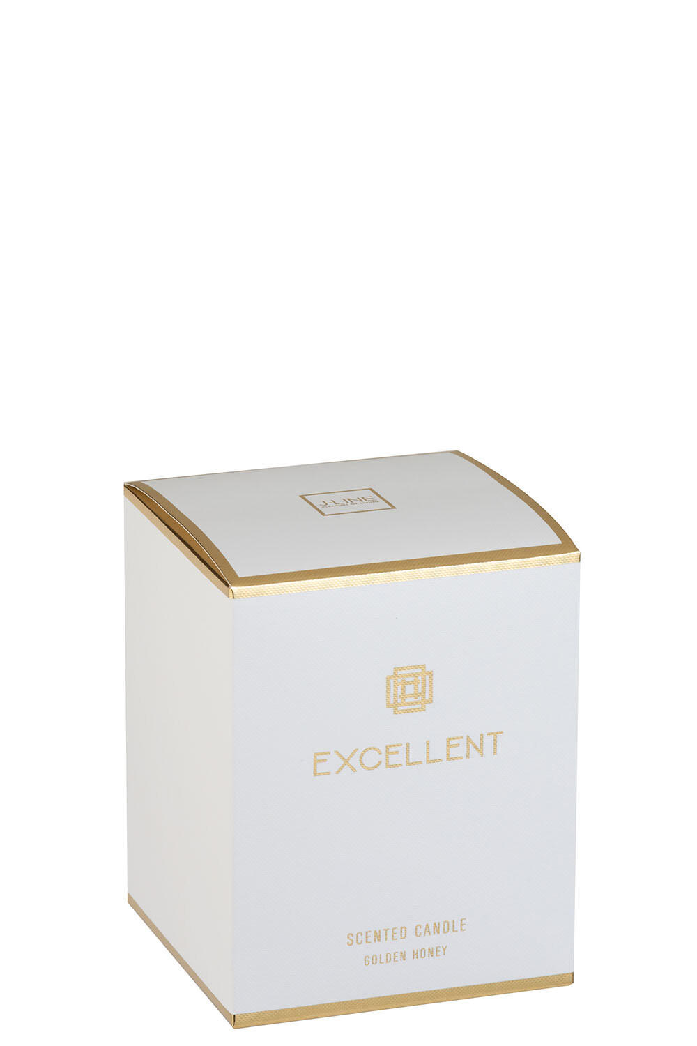DUFTKERZE EXCELLENT - Glas - Gold - M - 80 Std. - Goldfarben, Glas/Paraffin (11/14.5cm) - J-Line