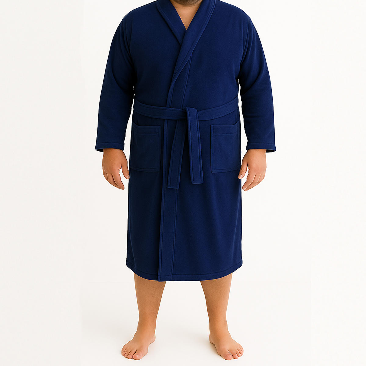 BADEMANTEL Übergrößen ( 4XL -6XL ) Marine 4XL - Blau, Textil (4XLnull) - Bestlivings