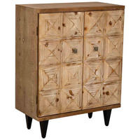 KONSOLENTISCH aus Holz, braun, 74x38x96cm - Naturfarben, Holz (38/74/96cm) - Wanderlust