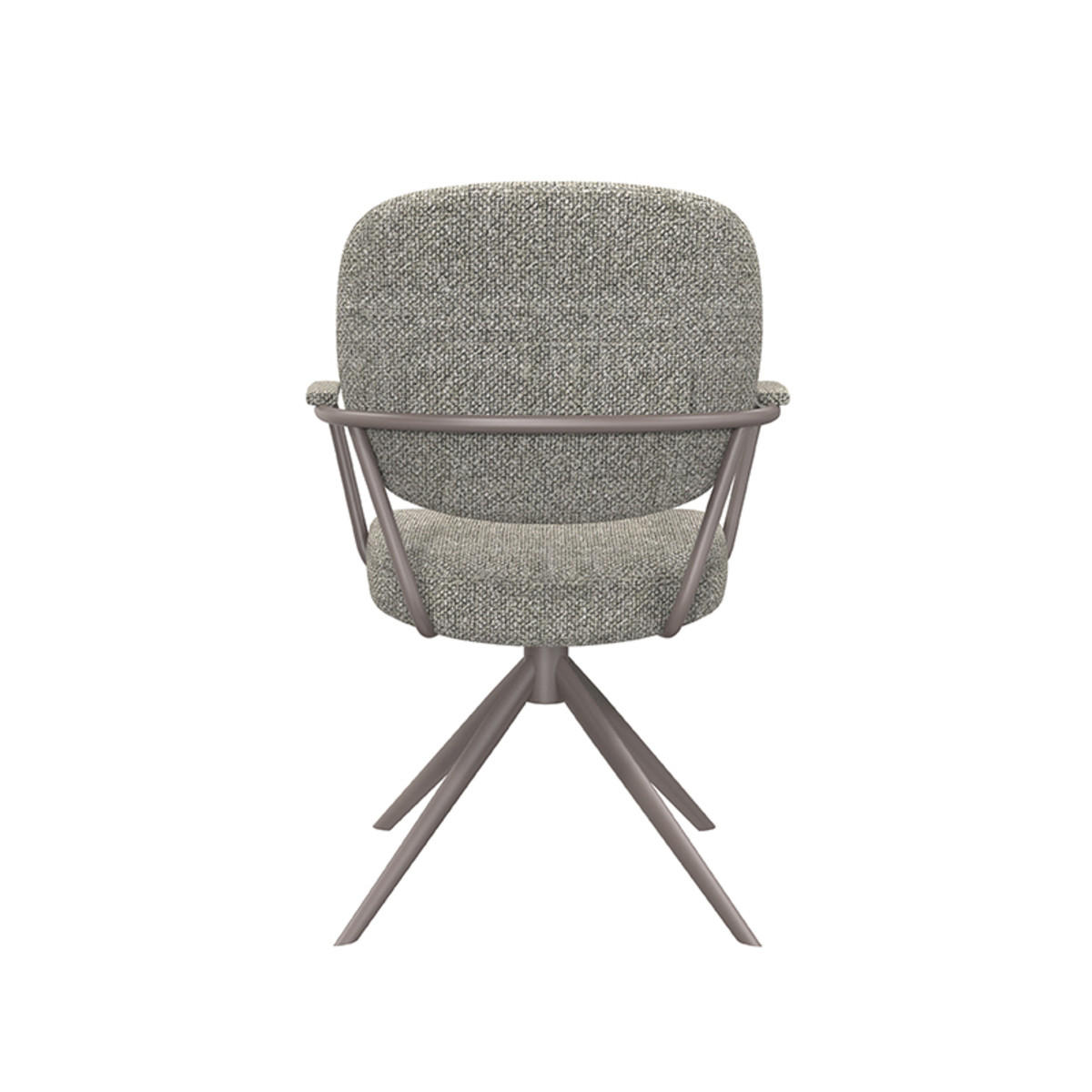 ESSZIMMERSTUHL Basel Grau 64/61/89 cm 2er-Set - Grau, Textil (61/89/64cm) - LABEL51