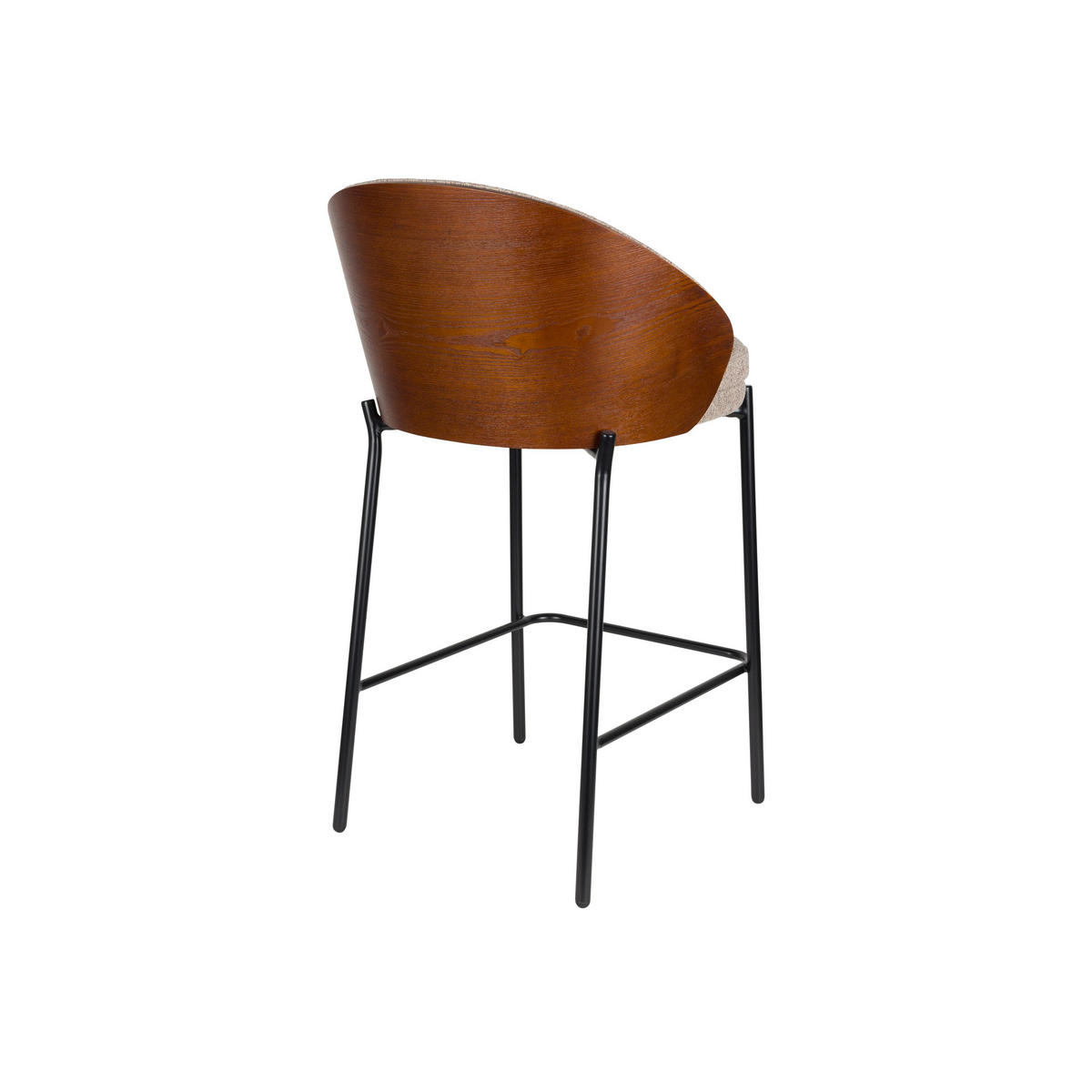 BARHOCKER Rodin Rückenlehne 65 cm Beige - 2 er Set - Beige, Kunststoff (53/87/50cm) - Dutchbone
