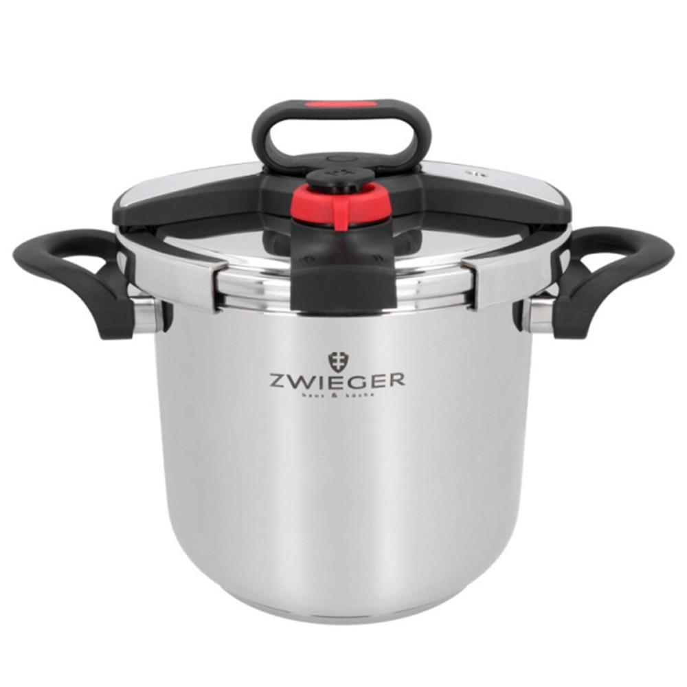 SCHNELLKOCHTOPF Klassiker Silber 34/29/26 cm Metall - Silberfarben, Metall (7L) - Mondex