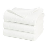DUSCHTÜCHER, 3er-Set, 70x140 cm, 100% Baumwolle, Weiß - Weiß, Textil (70/140cm) - Zollner