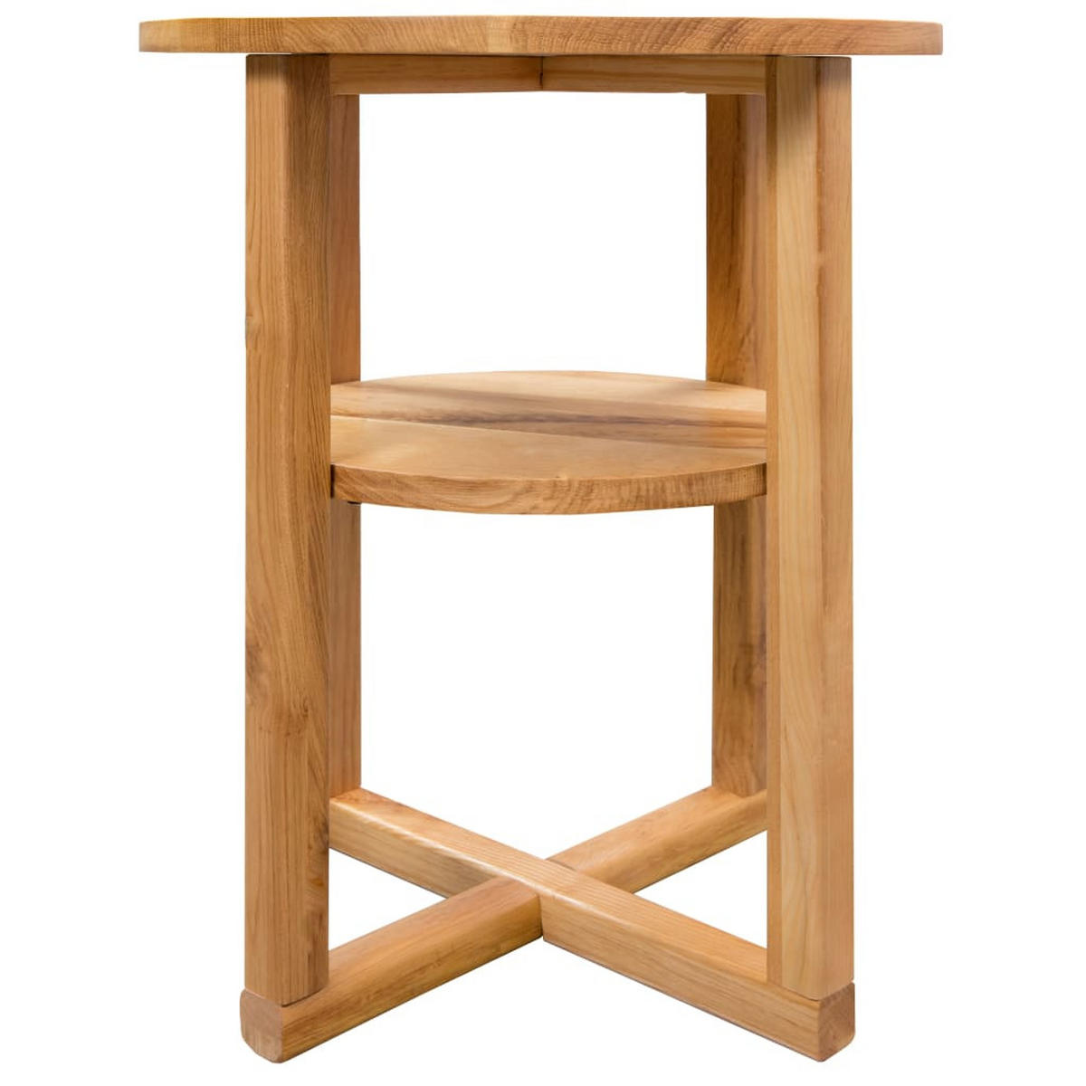 BEISTELLTISCH 40x50 cm Massivholz Eiche - Braun, Holz (40/40/50cm) - furnicato