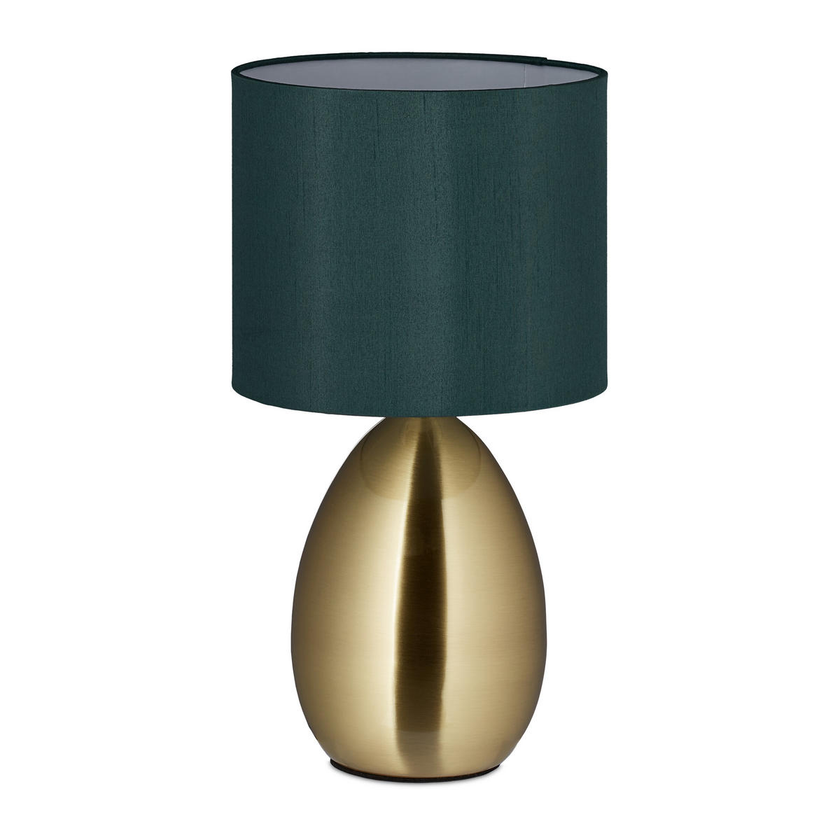 NACHTTISCHLAMPE - Multicolor, Kunststoff/Textil (18/18/34cm) - Relaxdays