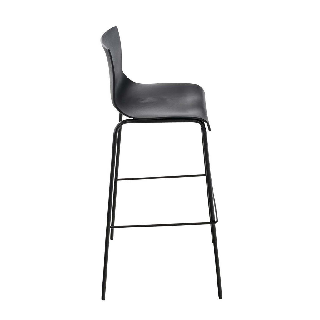 Thumbnail - CLP Barhocker, Schwarz, Kunststoff, 43x100x48 cm, Esszimmer, Barmöbel, Barhocker