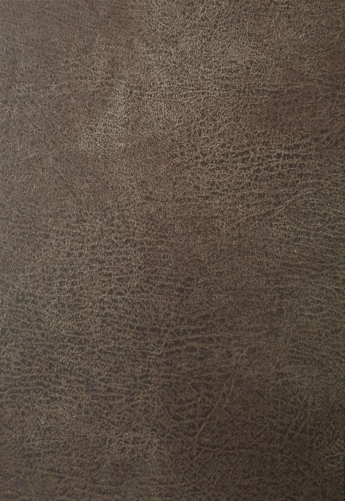 BIG-SOFA mit Schlaffunktion, Bettkasten, Wellenunterfederung B275/T98/H90 cm, Liegefläche 148x194 cm, Mikrofaser Leder-Optik Vintage Braun / 18008 - Dunkelbraun/Schwarz, Kunststoff/Textil (275/90/98cm) - luma-home
