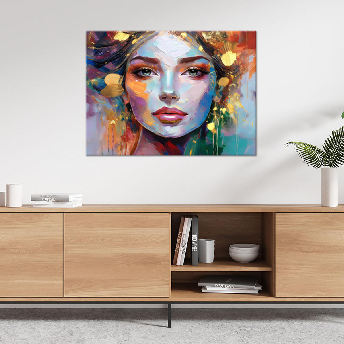 LEINWANDBILD Menschen & Charaktere 120x80cm - Multicolor, Textil (120/80cm) - Feeby