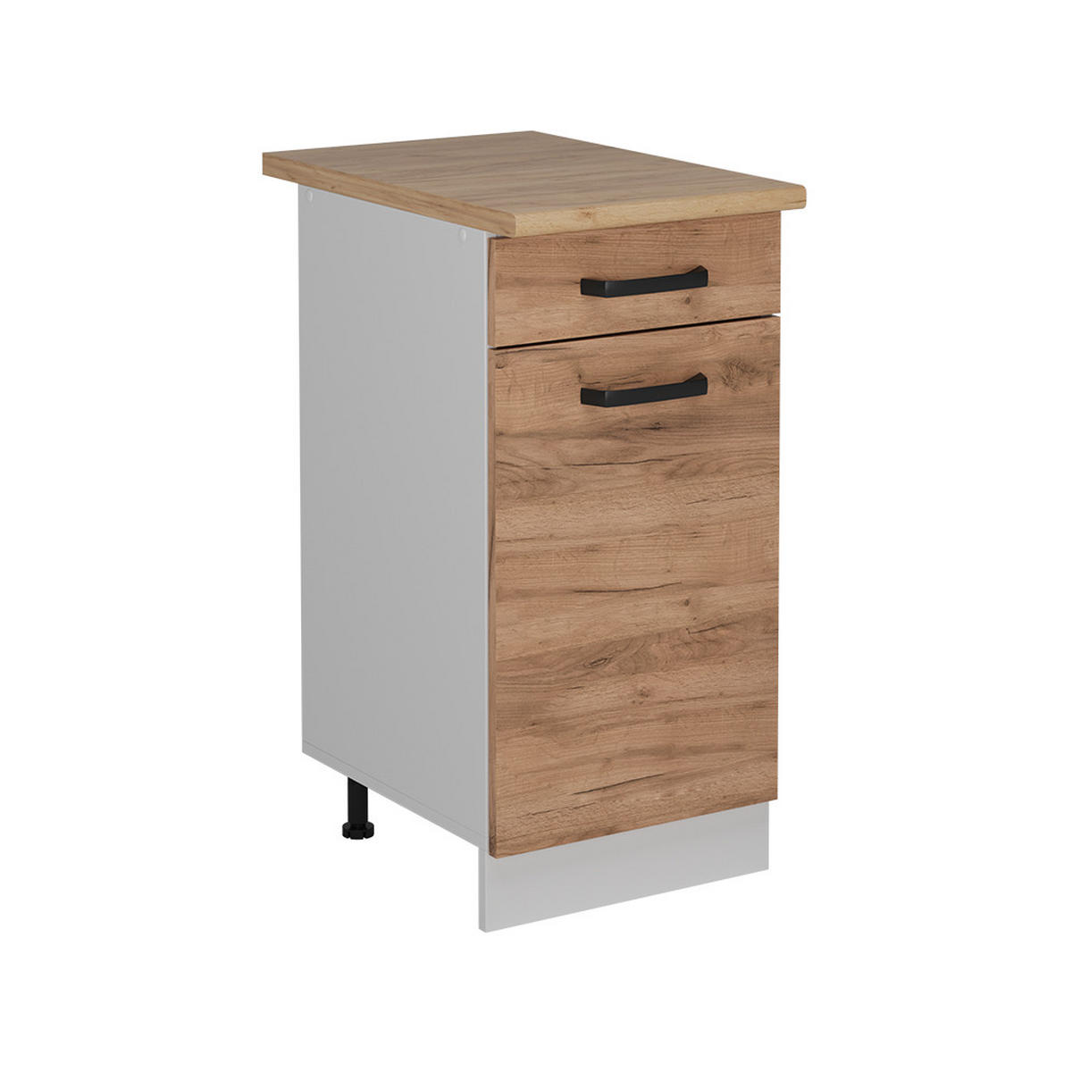 KÜCHENUNTERSCHRANK R-Line Goldkraft Eiche 40 cm AP Eiche - Honigeiche/Eiche Wotan, Holzwerkstoff (40/81.6/60cm) - Vicco