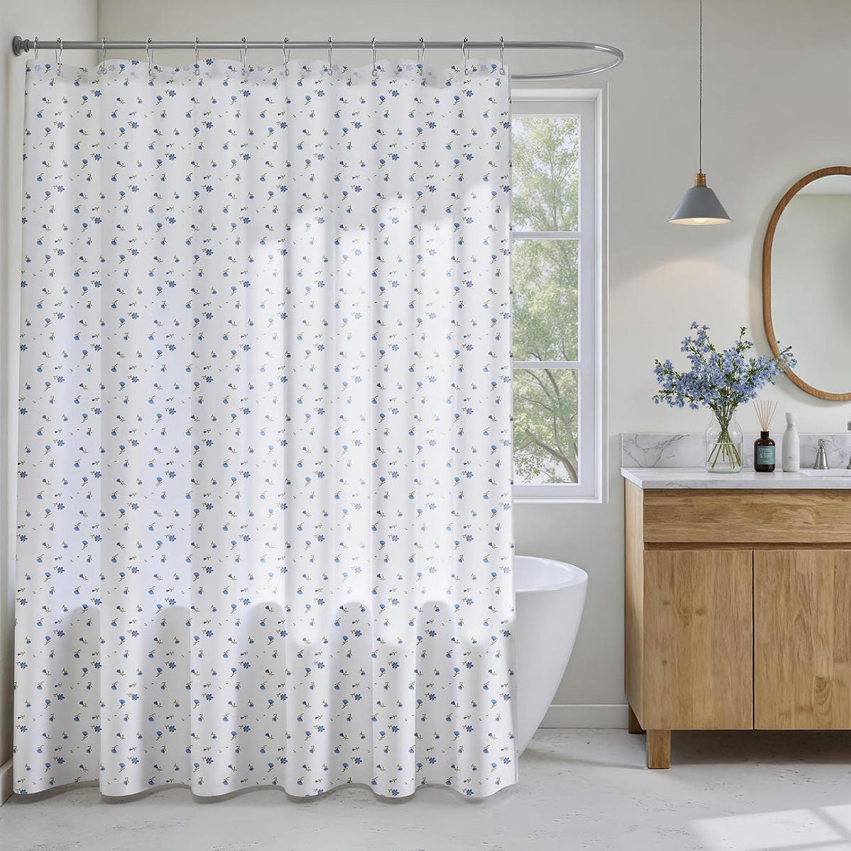 DUSCHVORHANG – 180 x 180 cm – Material: Polyester - Multicolor, Textil (180/180cm)