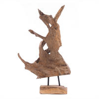 SKULPTUR ROOTS 40 Wurzel Treibholz Unikat naturfarben - Naturfarben, Holz (45/36/30cm) - DESIGN DELIGHTS