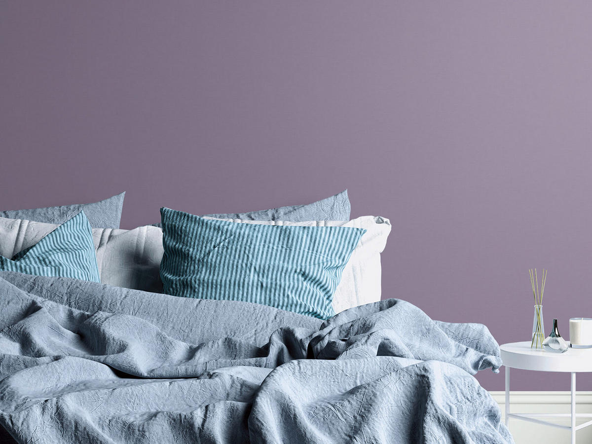 VLIESTAPETE Lila 53/1005 cm - Lila, Textil (53/1cm) - KUNSTLOFT