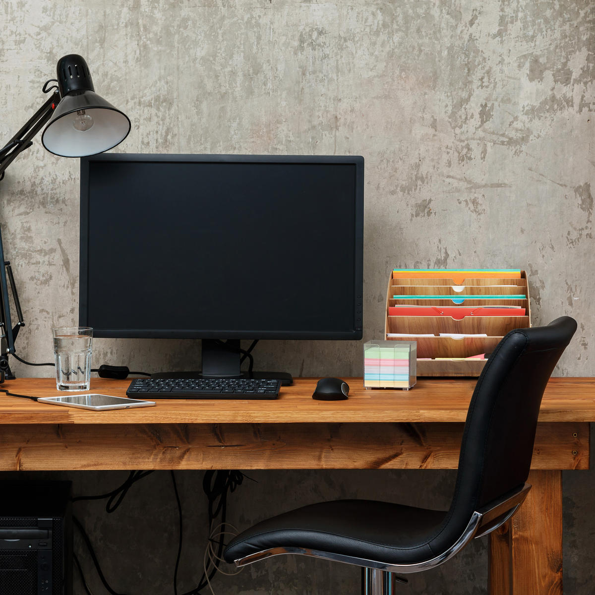 ULOŽENIE dokumentov - svetlohnedá, kompozitné drevo (34/27/27cm) - Relaxdays