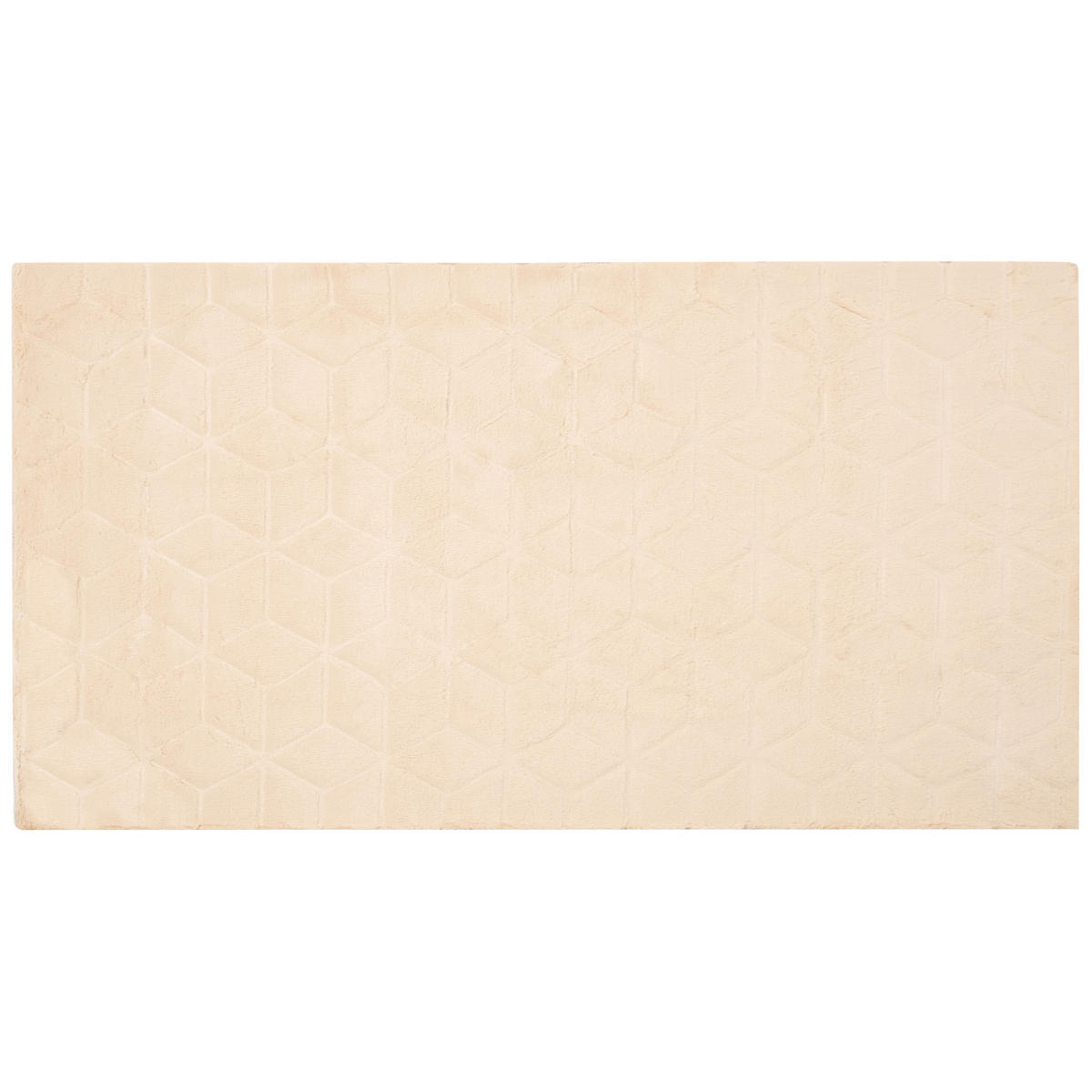 SHAGGY-KUNSTFELLTEPPICH Thatta 150/80 cm - Beige, Kunststoff (80/150cm) - Beliani