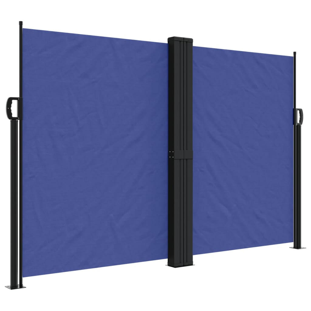 SEITENMARKISE Ausziehbar Blau 160x1200 cm - Blau, Textil (1200/160/1200cm) - furnicato