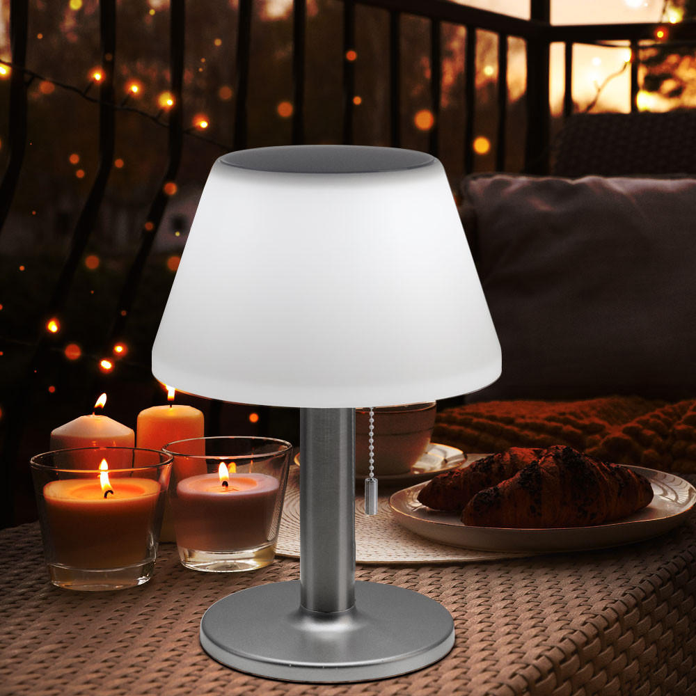 LED AUSSENLEUCHTE Metall Silber - Silberfarben, Kunststoff (20/20/28cm)