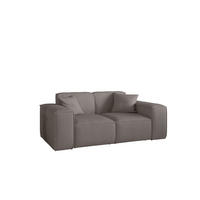 SOFA Celes Premium 2-sitzer Stoff Scala - Taupe, Holzwerkstoff/Textil (186/73/88cm) - Fun Möbel
