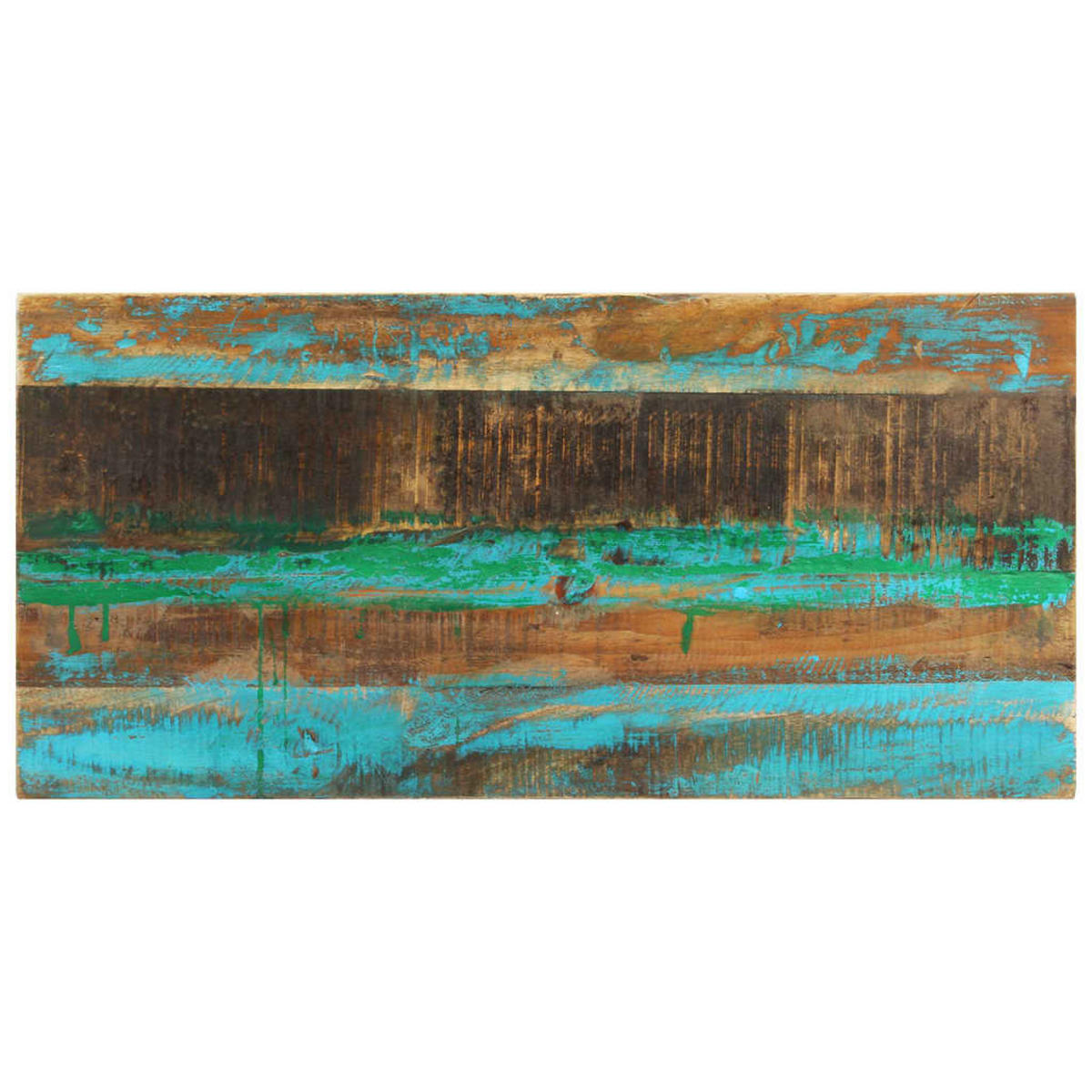 AUFBEWAHRUNGSBANK mit 2 Ebenen Stauraum, 85/40/45 cm, aus Recyceltes Massivholz - Multicolor, Holz (85/45/40cm) - vidaXL