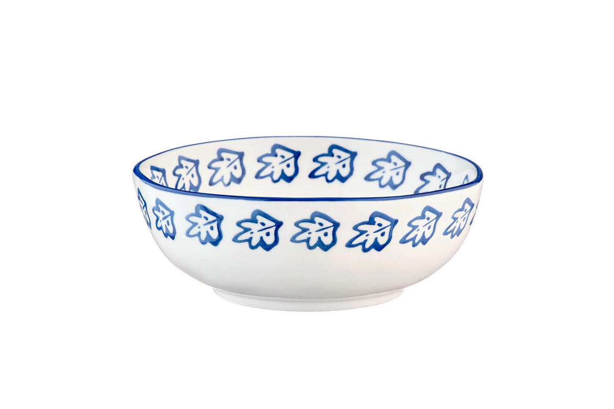 SCHALEN Napoli Ø17,5cm - 4er-Set - Zitrusfrucht - Weiß, Keramik (17.5cm) - Björn