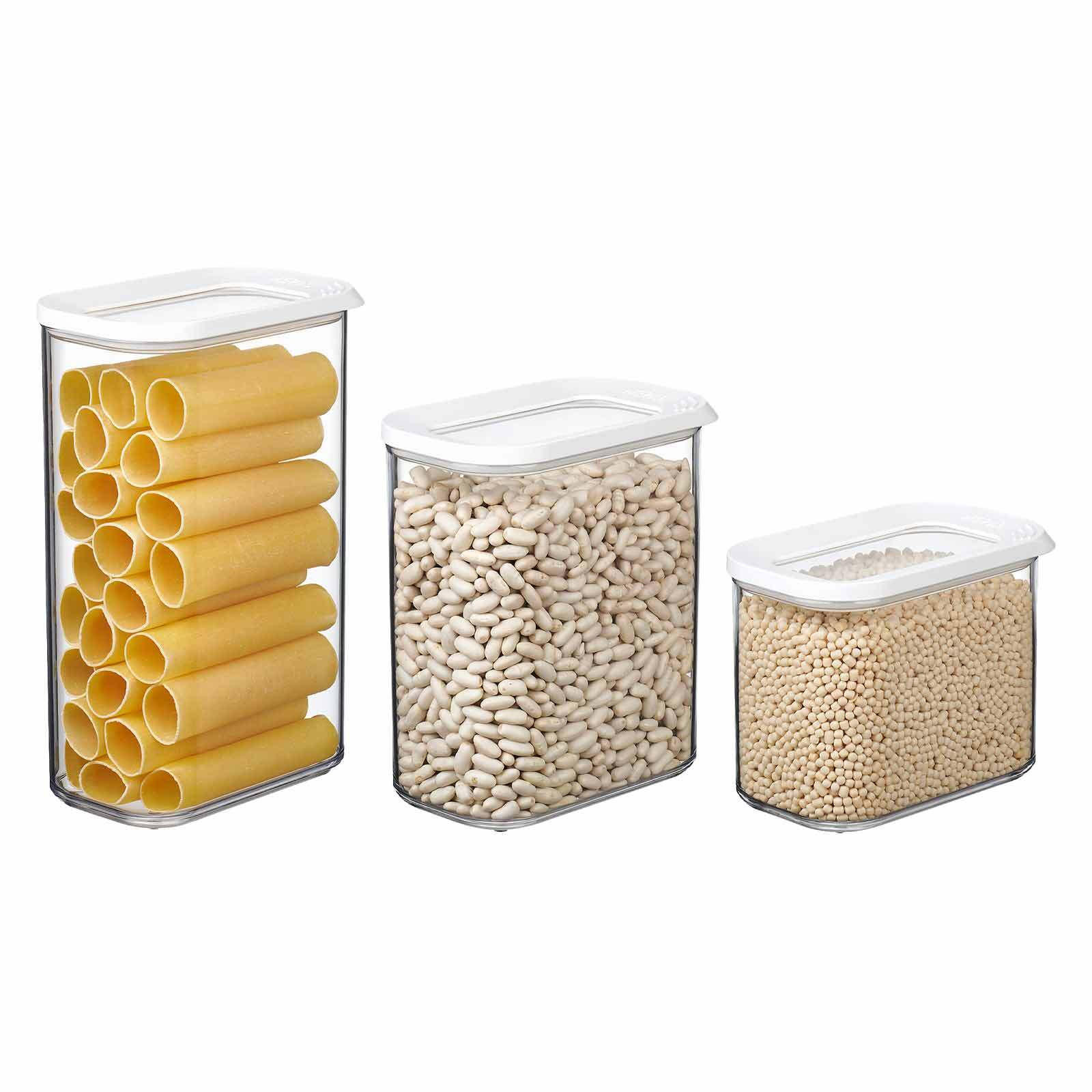 VORRATSDOSEN Modula weiß 3er Set - Weiß, Kunststoff (1/1/1cm) - Mepal