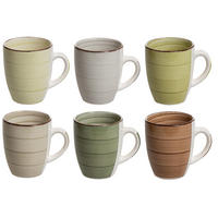 BECHER Deep Forest 350 ml - 6 Stück - Multicolor, Keramik (0.35L) - Studio Tavola