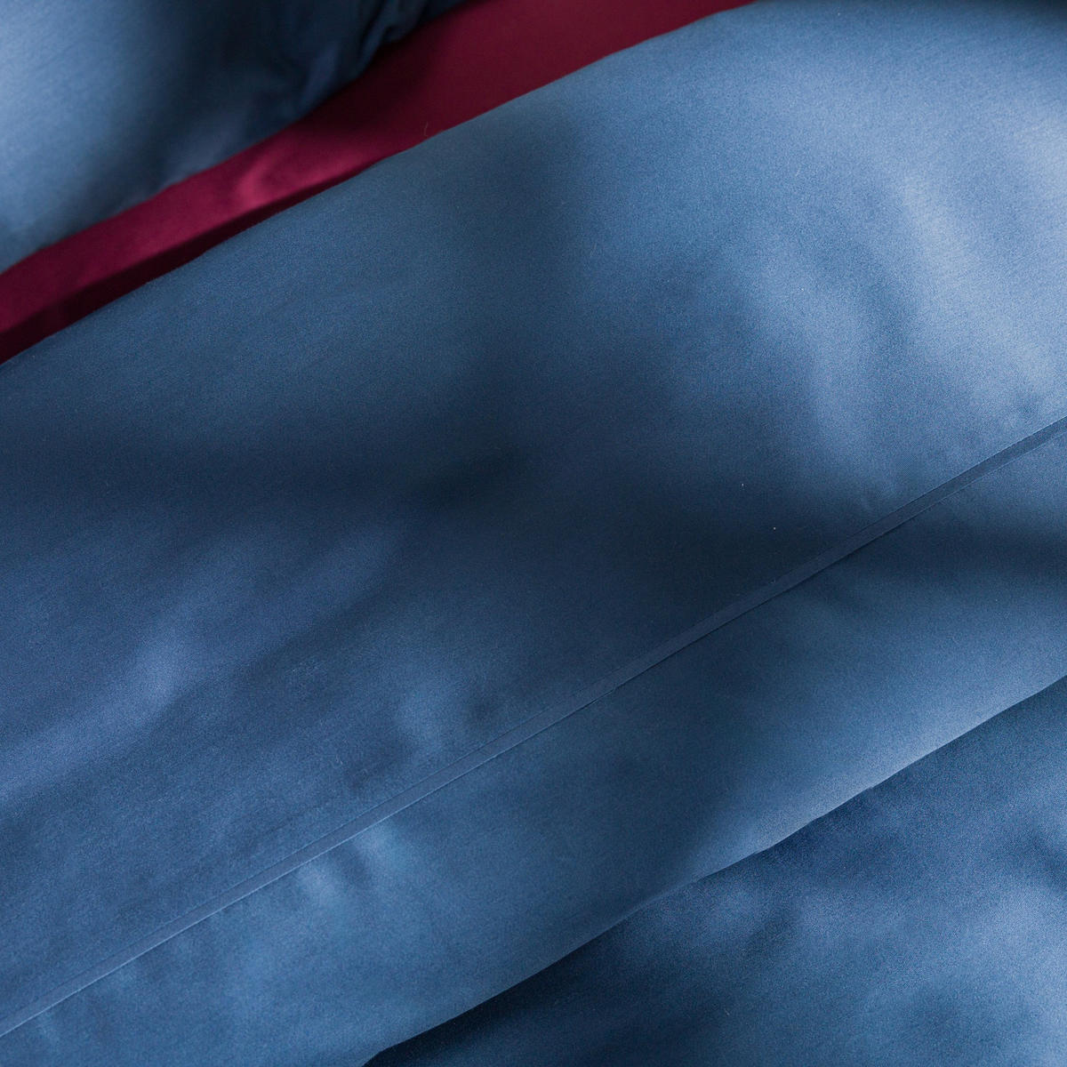 BETTWÄSCHE Satinette - Dunkelblau, Textil (200/220cm) - home&you
