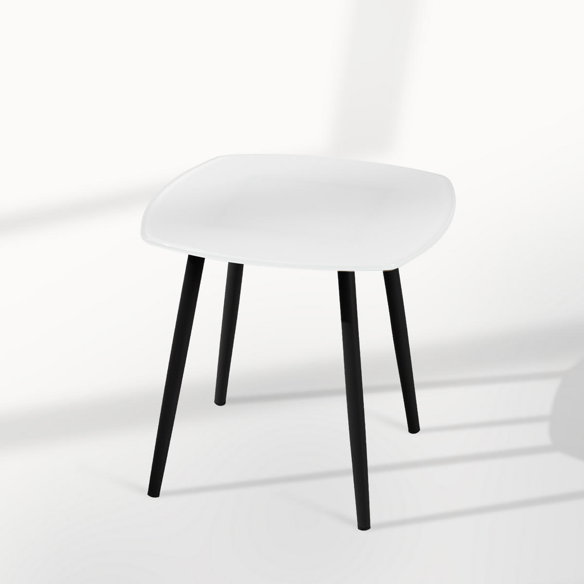 GARTENMÖBELSET SOLIS Gartenlounge-Set, creme/schwarz - Creme, Textil/Metall - KONSIMO®