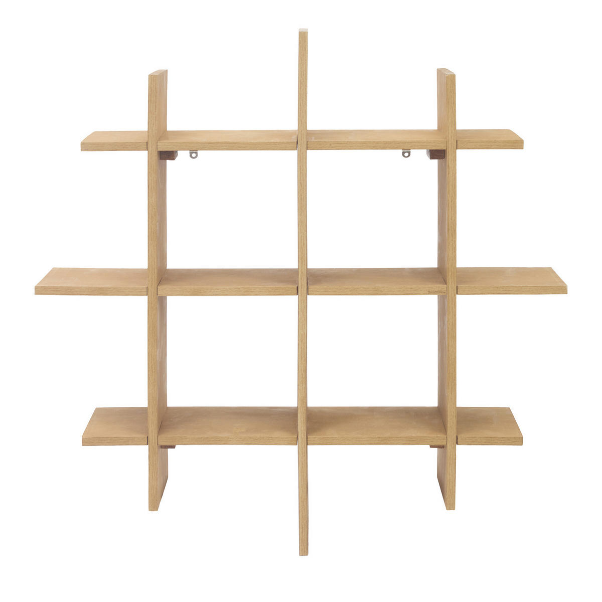 FURNIERTES TASSENREGAL - Tanne - Braun, Holzwerkstoff (73/73/20cm) - home24
