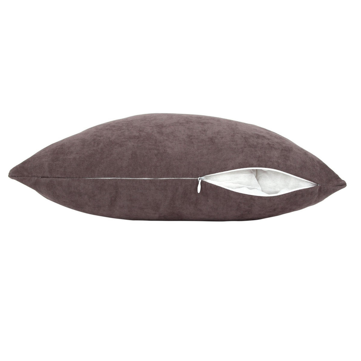 DEKOKISSEN Uni Anthrazit 45x45 cm mit Füllung - Anthrazit, Textil (45/45cm) - Deco-Raum