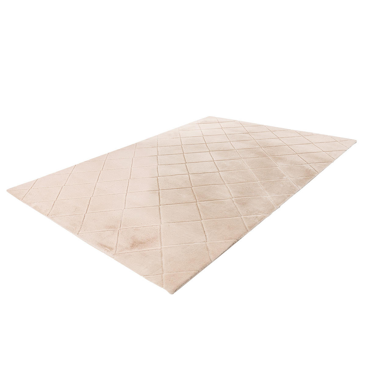 HOCHFLOR-TEPPICH Moment 600 Beige 120x170 cm - Beige, Textil (120/170cm) - carpet city