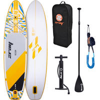 STAND-UP-PADDLE-BOARD E11 SUP Komplettset 335 x 81 x 13 cm mit viel Zubehör - Gelb, Kunststoff (335/81/13cm) - Zray