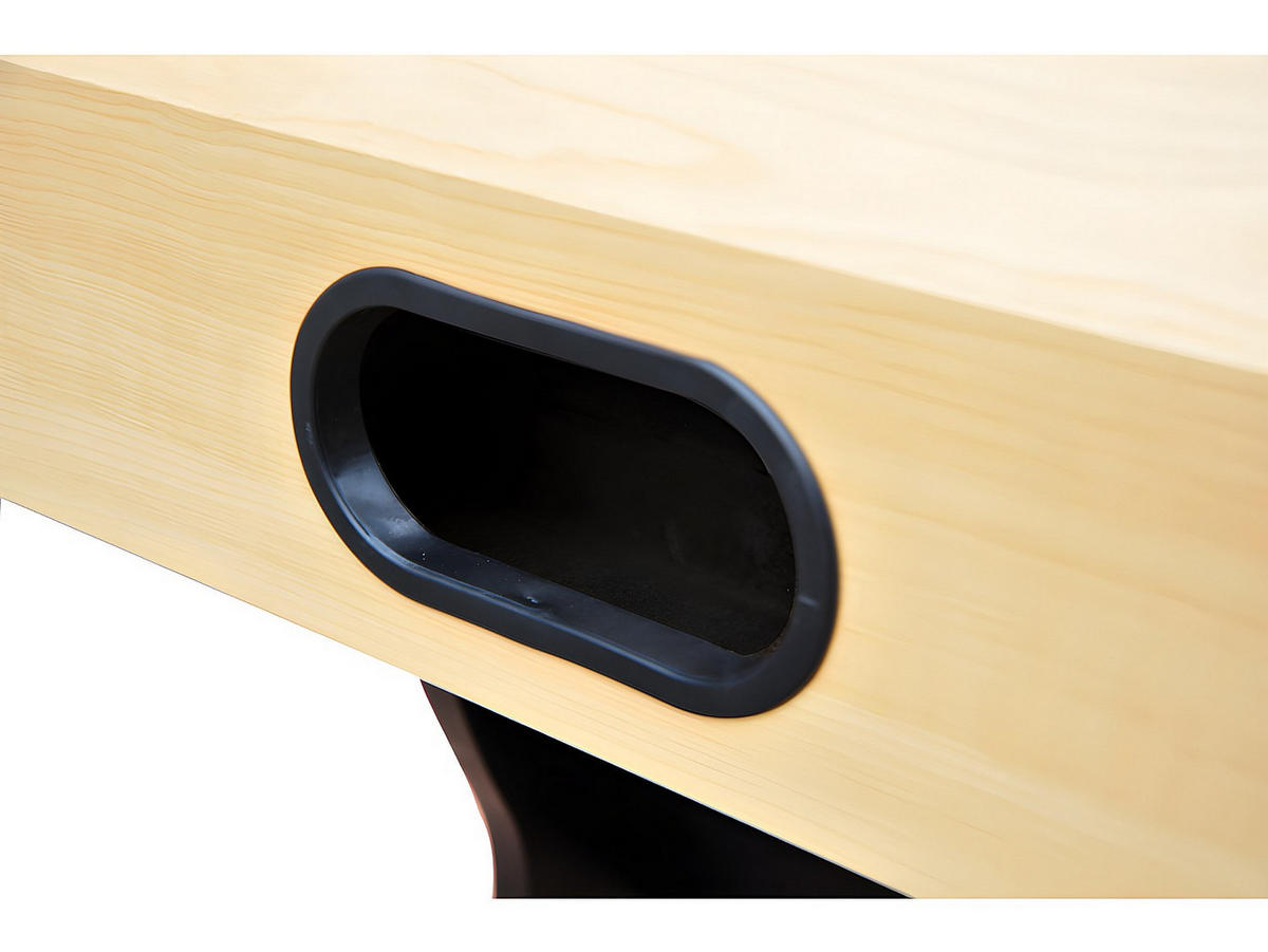 TISCHFUSSBALL - 137cm x 74.5cm - MDF - naturfarben hell - STADIUM - Naturfarben, Holz (137/74.5cm) - Vente-Unique