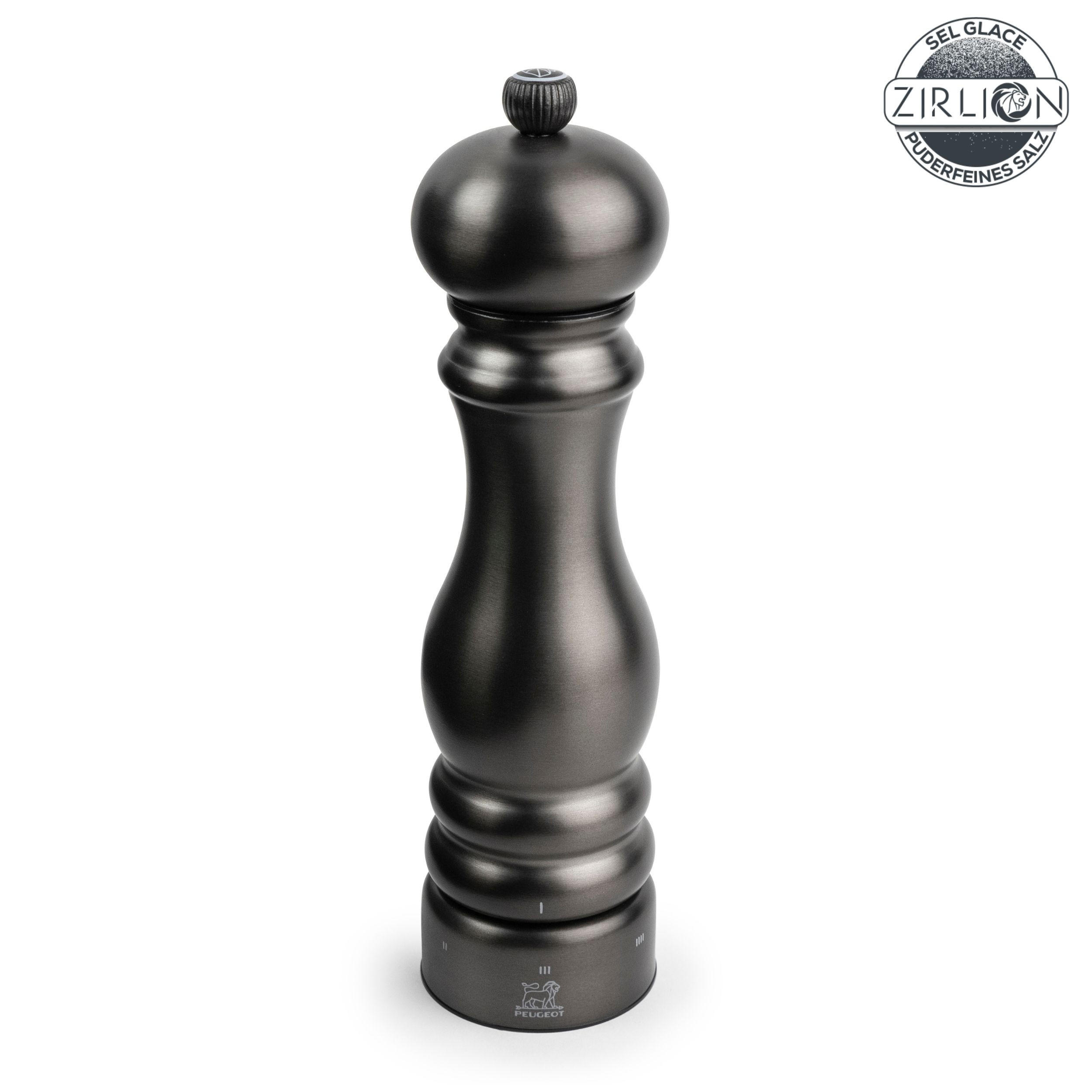 SALZMÜHLE Paris Chef uSelect 22cm Carbon Zirkonia-Mahlwerk - Grau, Metall (6/22/6cm) - PEUGEOT