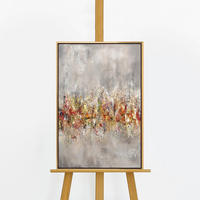 GEMÄLDE Heller Horizont Schattenfugenrahmen Gold 60x40 cm - Goldfarben, Holz (60/40cm) - YS-art gallery