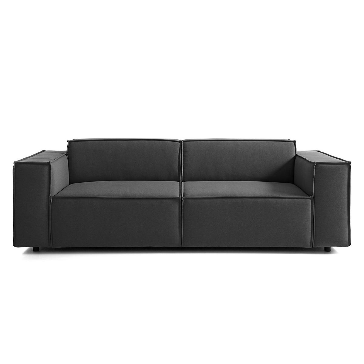 2,5-SITZER SOFA - Anthrazit, Textil (223/70/96cm) - home24