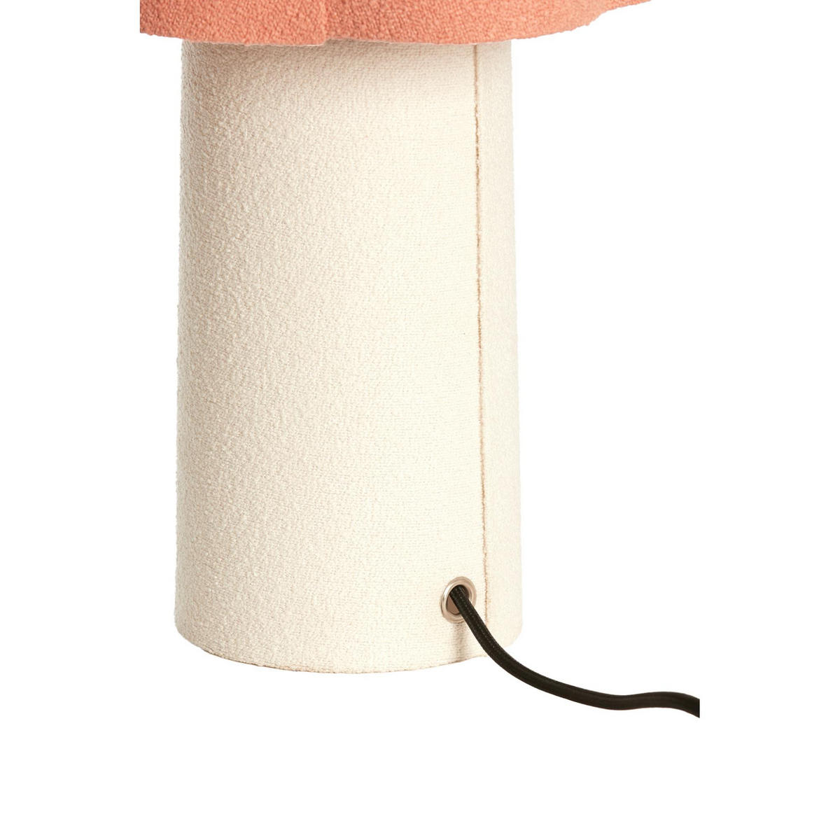 TISCHLAMPE Musaby Rosa 25/25/50 cm - Pink, Textil (25/25/50cm) - Light & Living