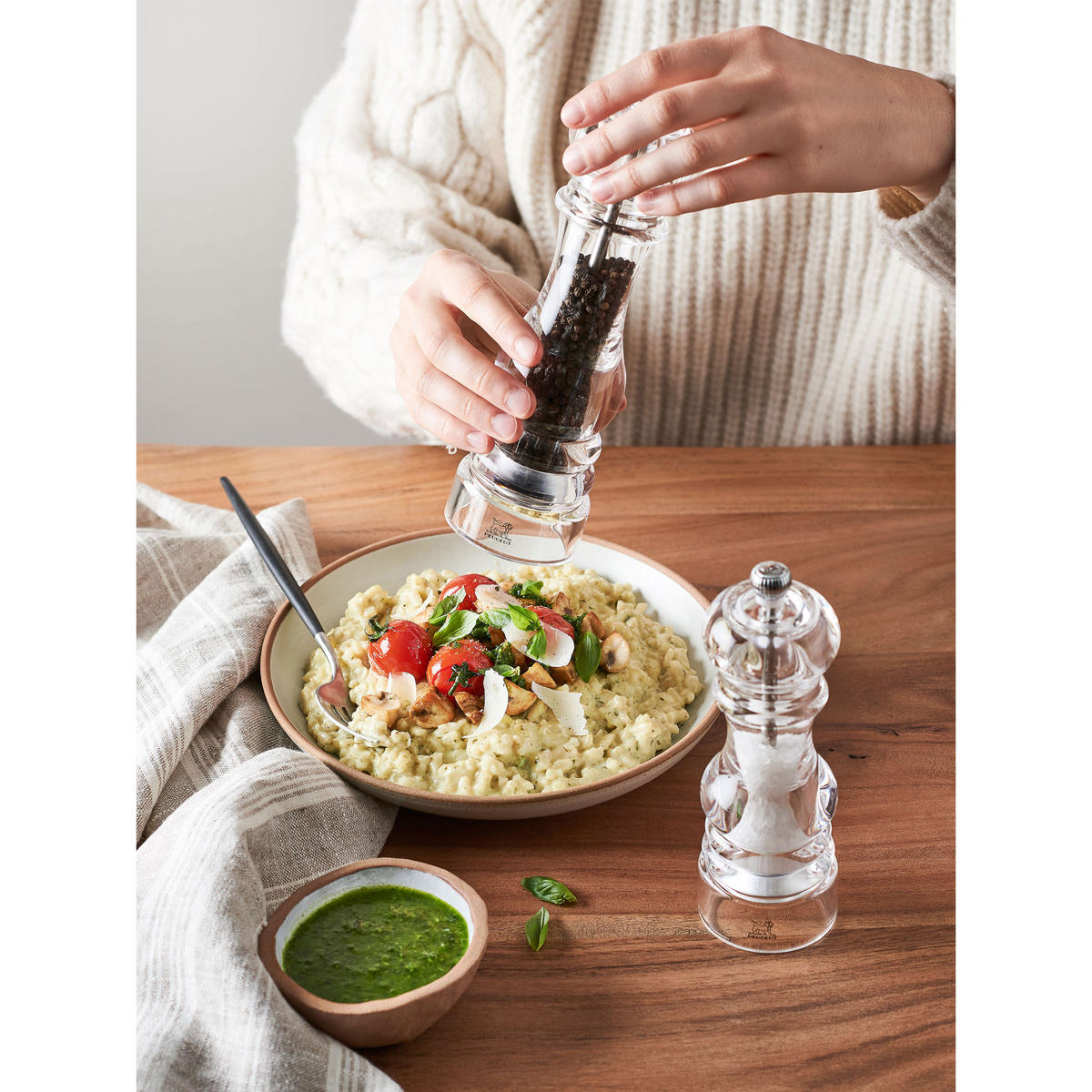 PFEFFERMÜHLE Nancy 38cm Acryl Stahlmahlwerk - Transparent, Kunststoff (7.8/38/7.8cm) - PEUGEOT