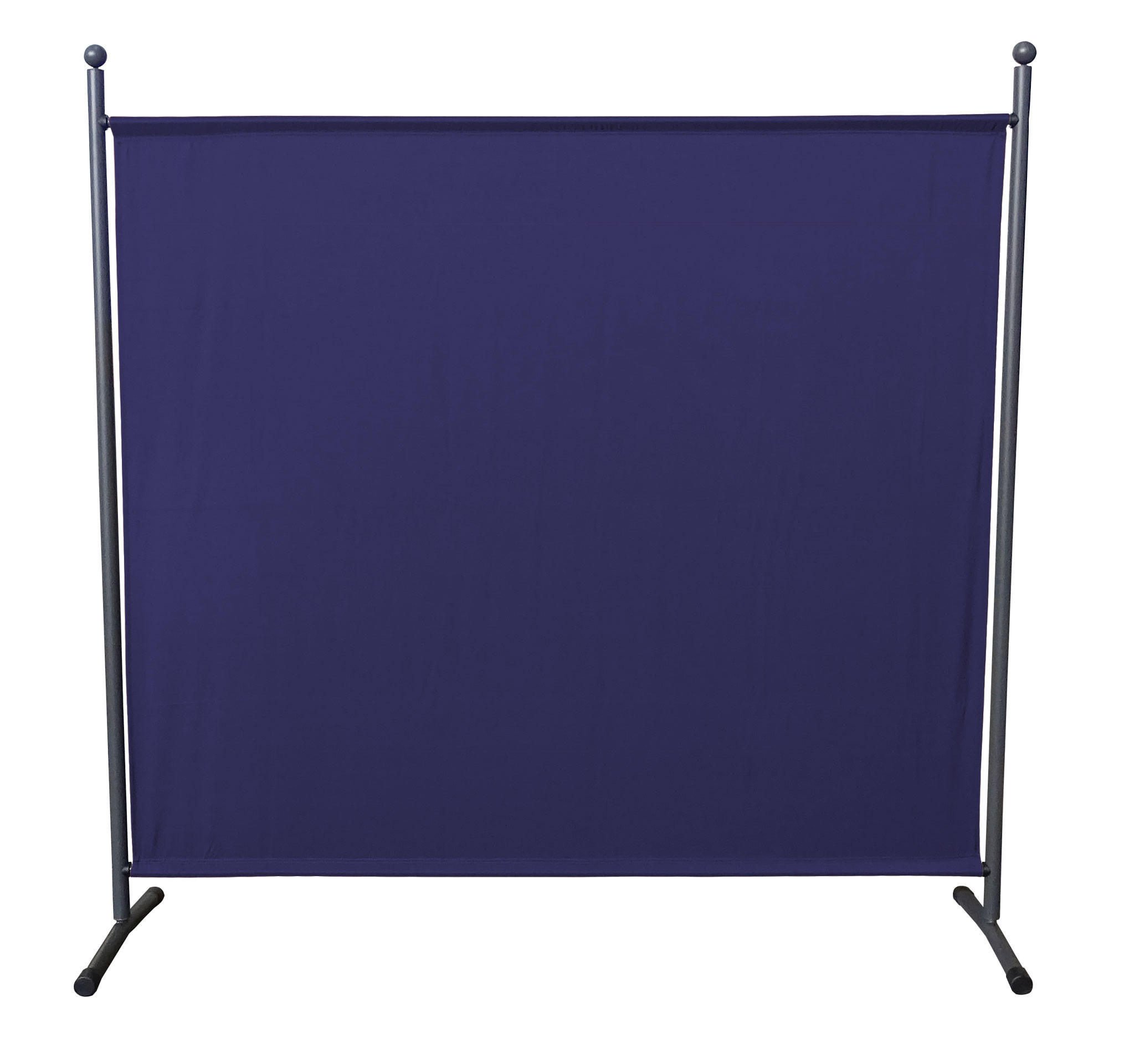 PARAVENT 2 Stück 1-tlg. 180x178 cm Blau - Blau, Metall (178/180cm) - QUICK STAR