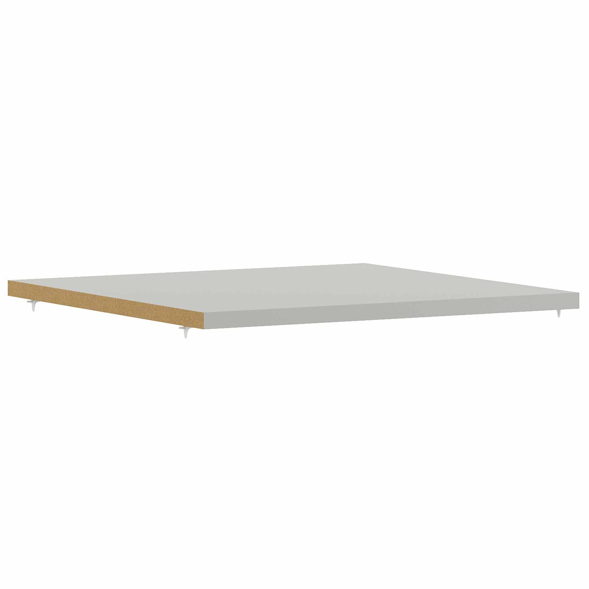 Konsimo® Kleiderschrankregal Grau 53x2x46 cm