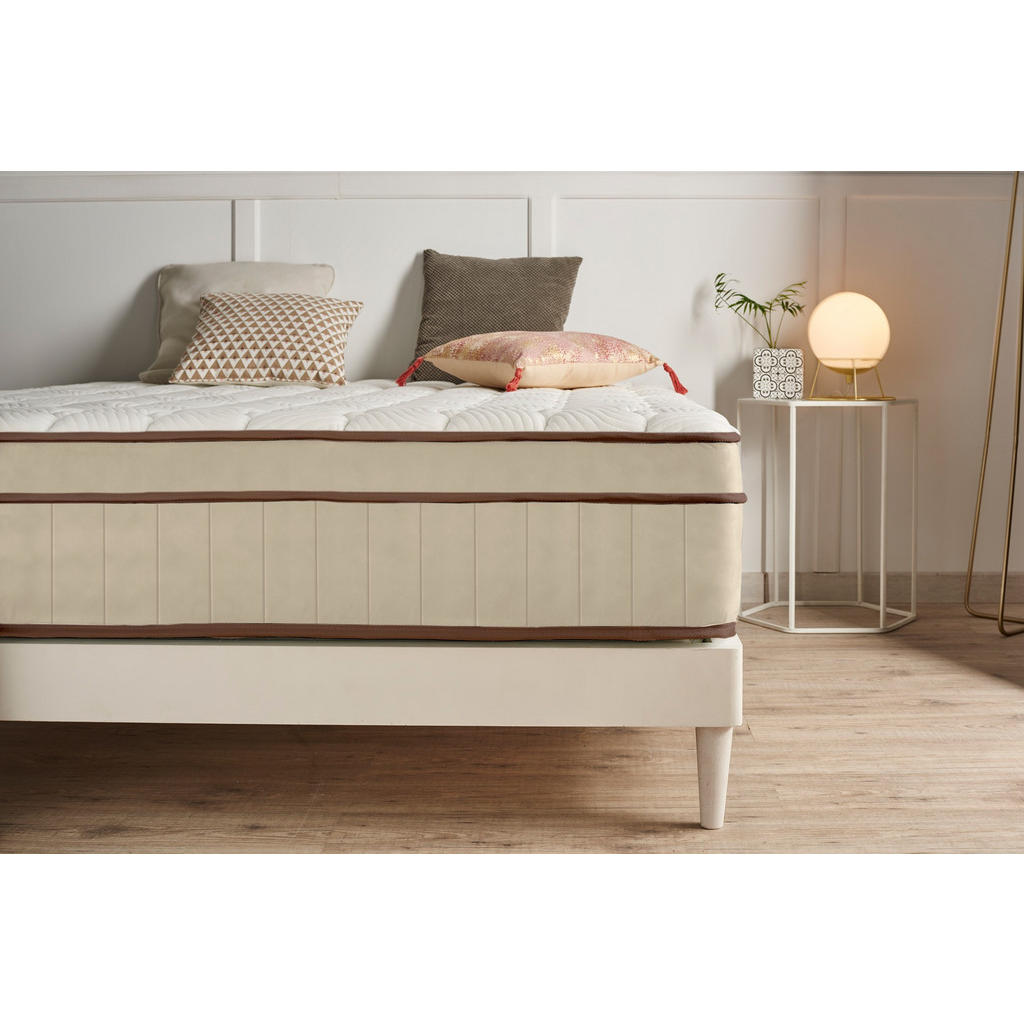 Thumbnail - Moonia Matratze, Beige, Textil, Rechteckig, 180x200 cm, Oeko-Tex®, Schlafzimmer, Matratzen Shop, Matratzen, Taschenfeder...