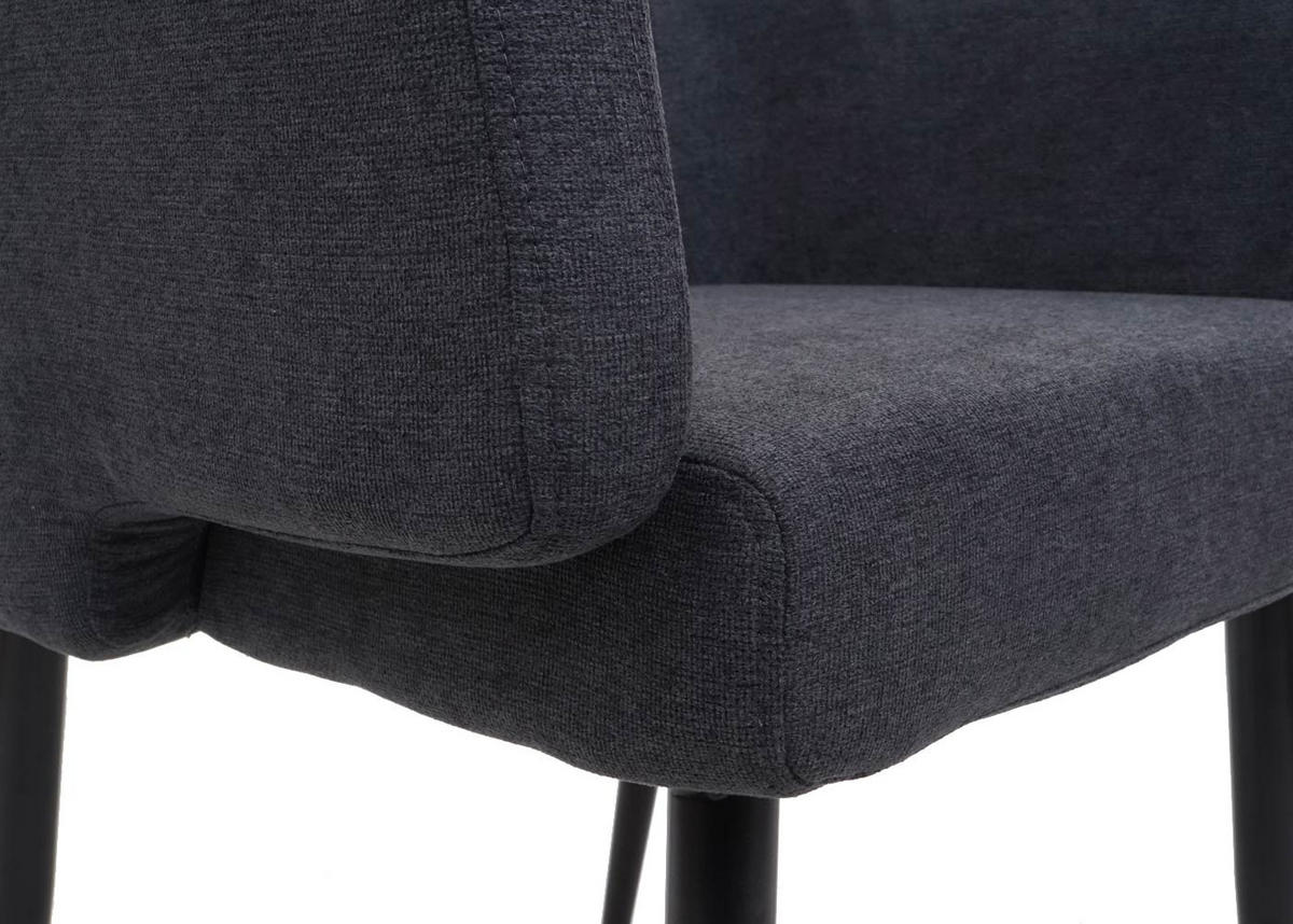 ESSZIMMERSTUHL Anthrazit - Anthrazit, Textil (57/77/56cm) - MCW