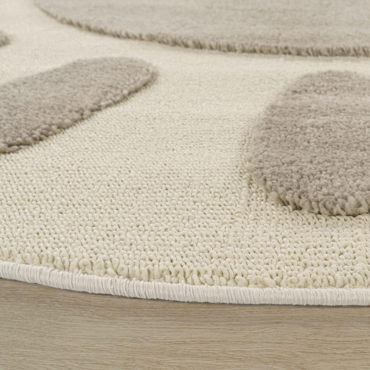 KINDERTEPPICH 120/120 cm Togo 375 - Creme, Kunststoff (120/120cm) - Paco Home