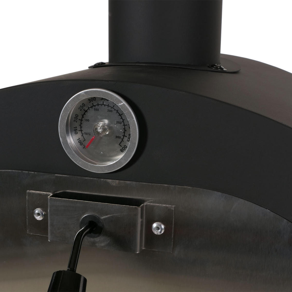 PIZZAOFEN Schwarz - Schwarz, Metall (70/166/48cm) - MCW