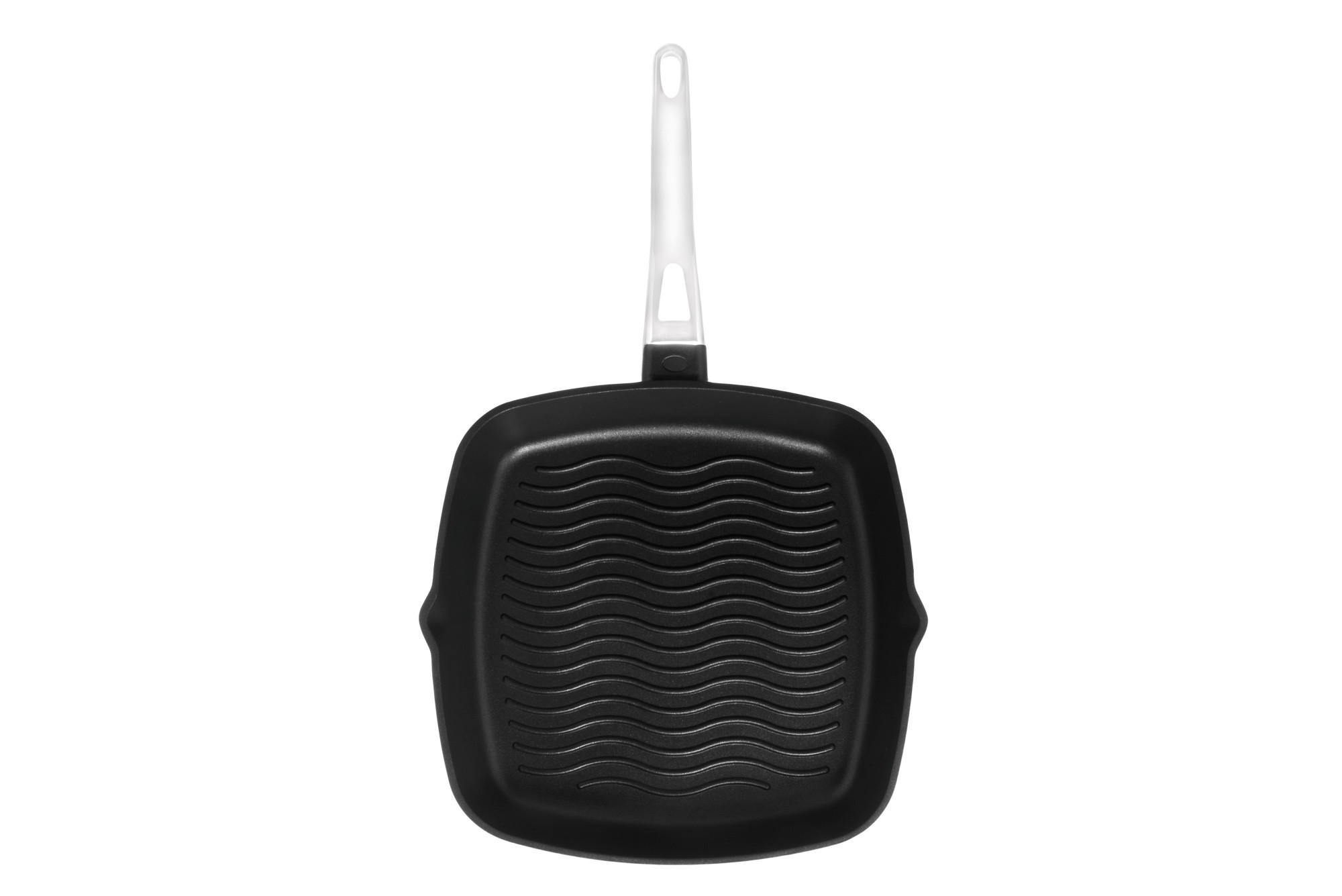 GRILLPFANNE 30,5/30,5 cm - Schwarz, Metall (49.5cm)