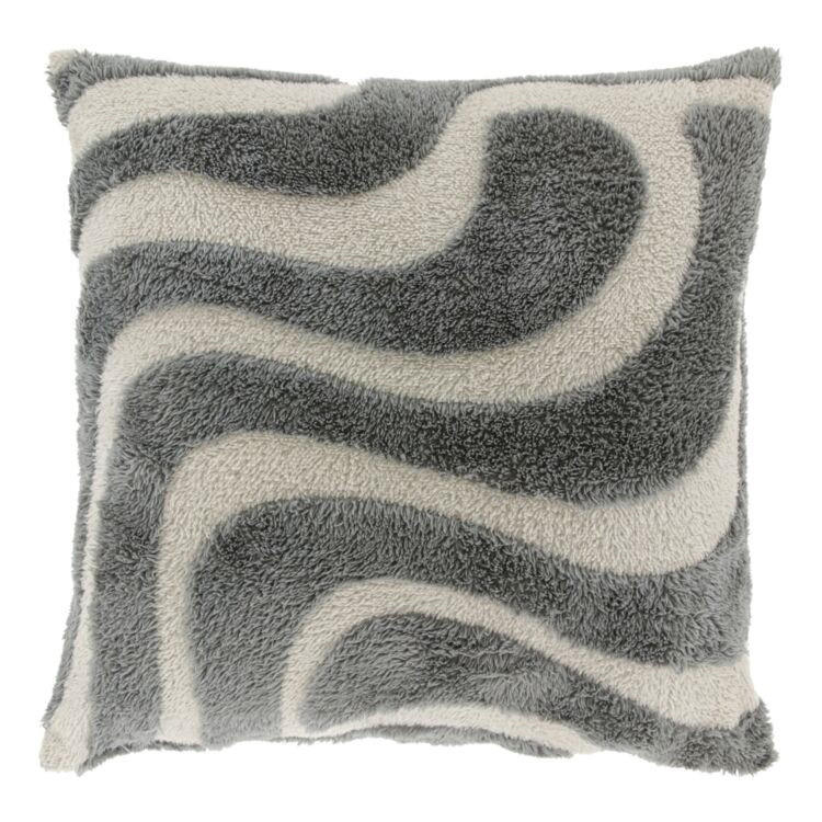 KISSEN Maud - Grau - 50/50/ cm - Grau, Textil (50/50cm) - Unique Living