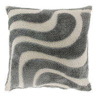 KISSEN Maud - Grau - 50/50/ cm - Grau, Textil (50/50cm) - Unique Living