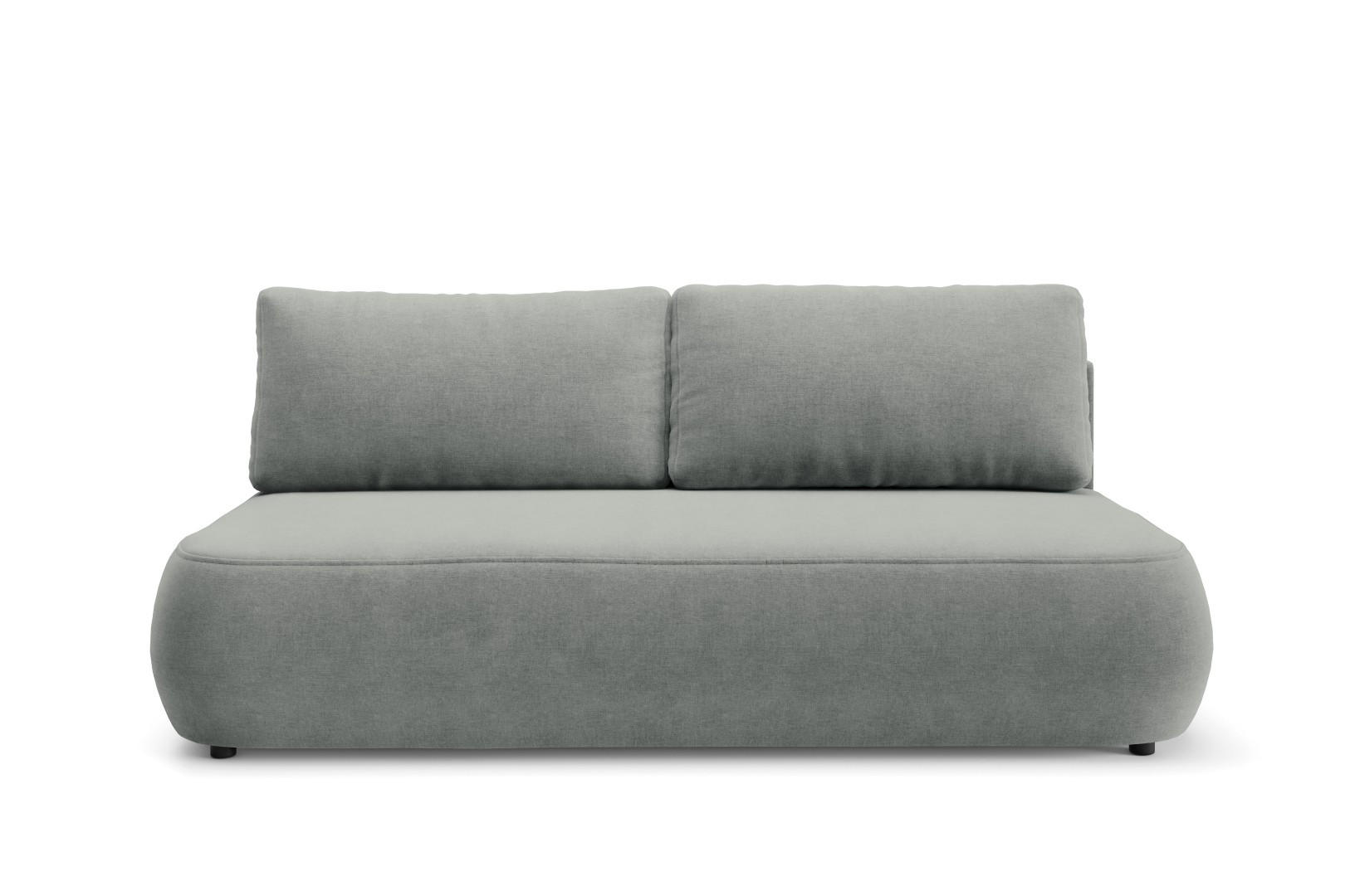 SCHLAFSOFA mit Bettkasten Grau - Schwarz/Grau, Holz/Holzwerkstoff (210/82/106cm) - Furnisell