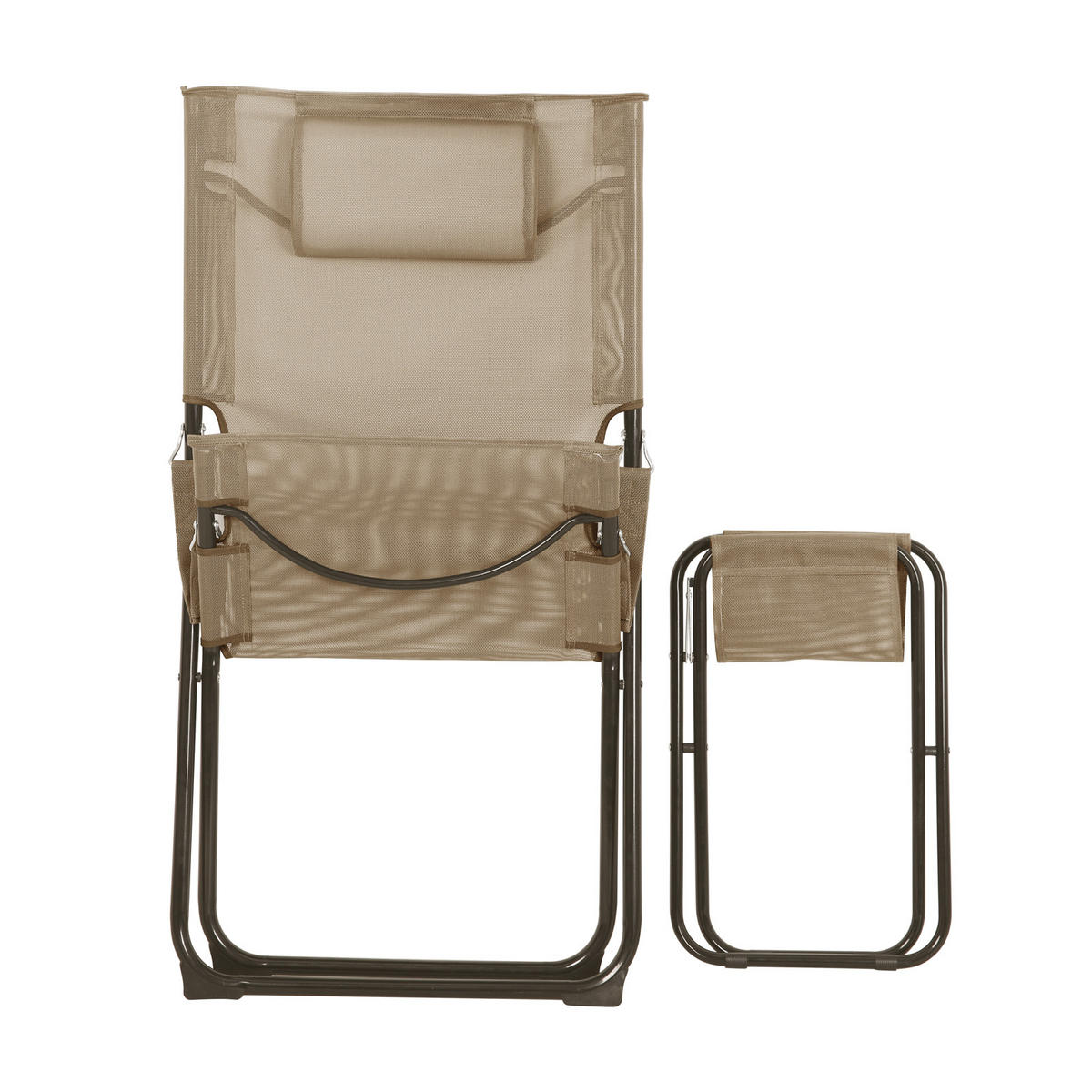 RELAXSESSEL Tomra Taupe - Taupe, Metall (61/93/77cm) - SVITA
